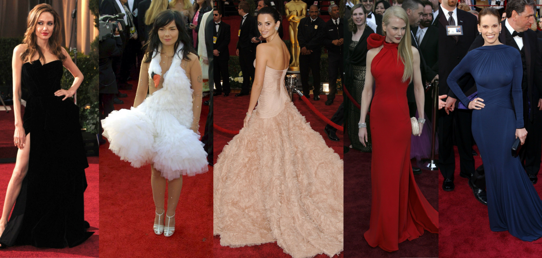 12 niezapomnianych kreacji z gal rozdania Oscarów. Najpiękniejsze i zaskakujące