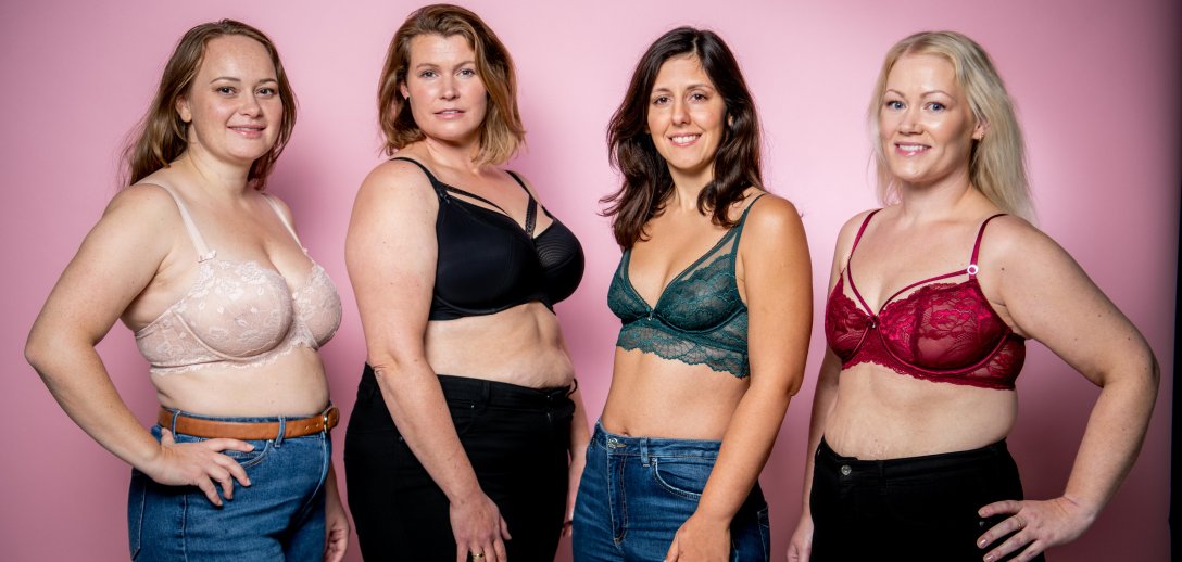 Poczuj się świetnie  w idealnie dopasowanym biustonoszu!