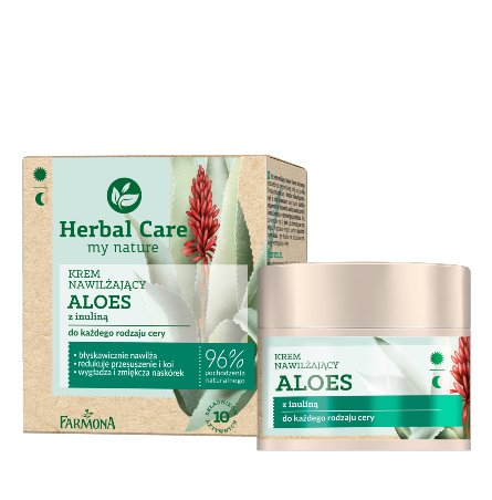 Herbal Care_krem nawilżający z inuliną Aloes