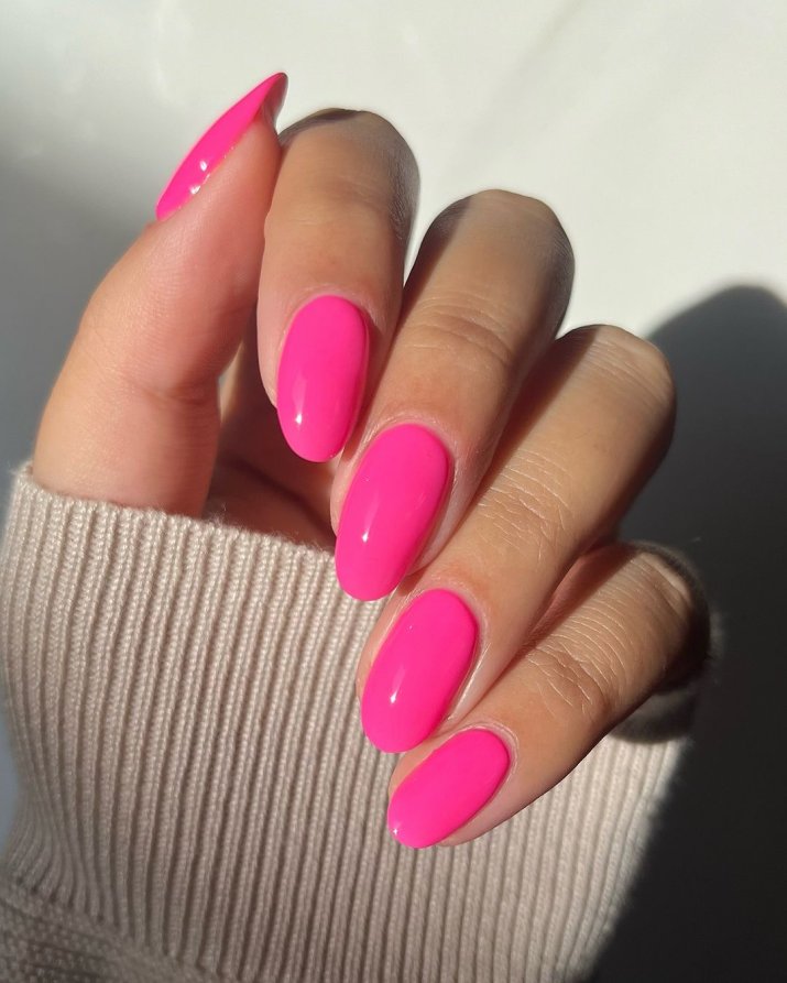 modne paznokcie_różowe paznokcie1