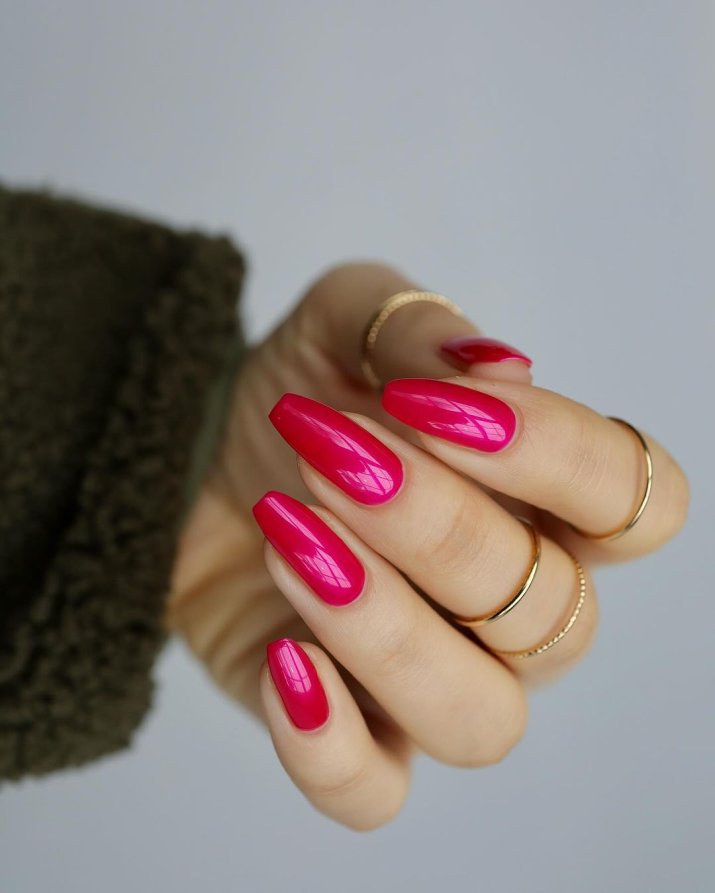 modne paznokcie_różowe paznokcie2