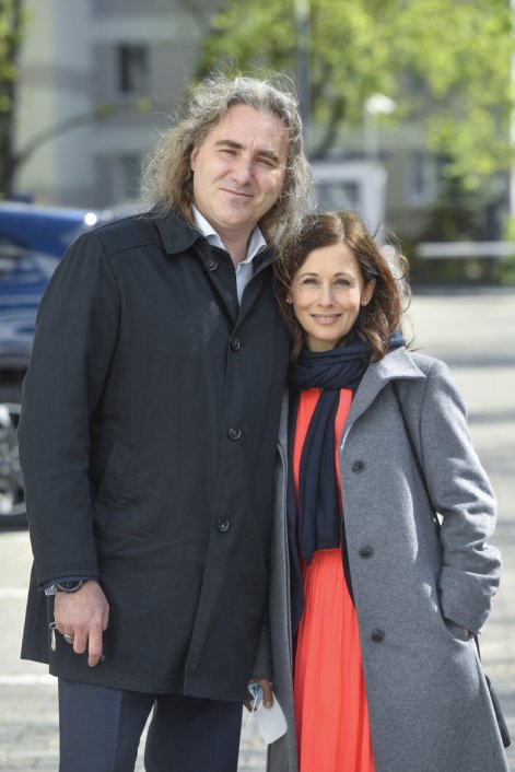 Jolanta Fraszyńska z partnerem Tomaszem Zielińskim