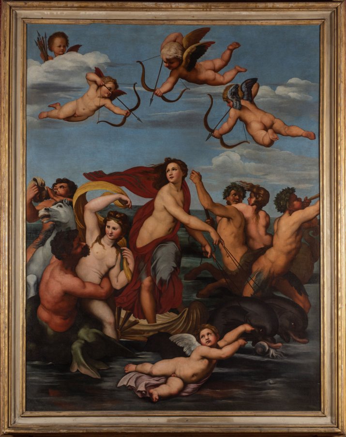 Pietro Berrettini detto da Cortona, Galatea da Rafaello ok. 1624, Accademia di San Luca