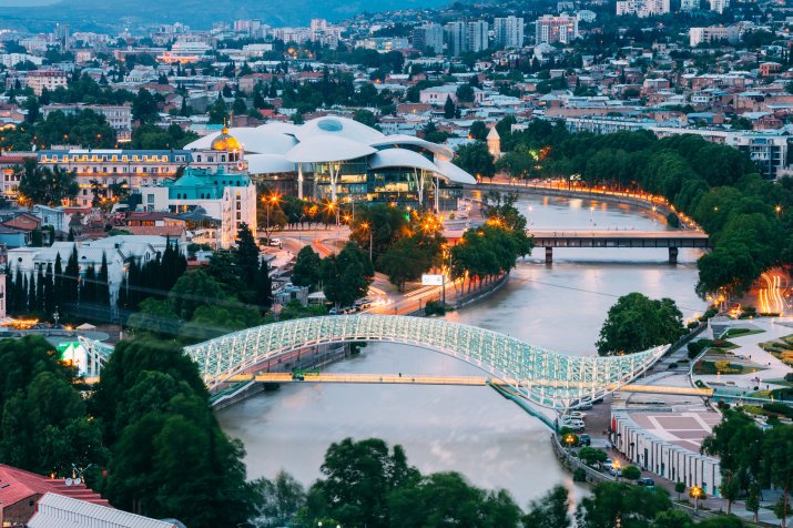 Tbilisi nowoczesne