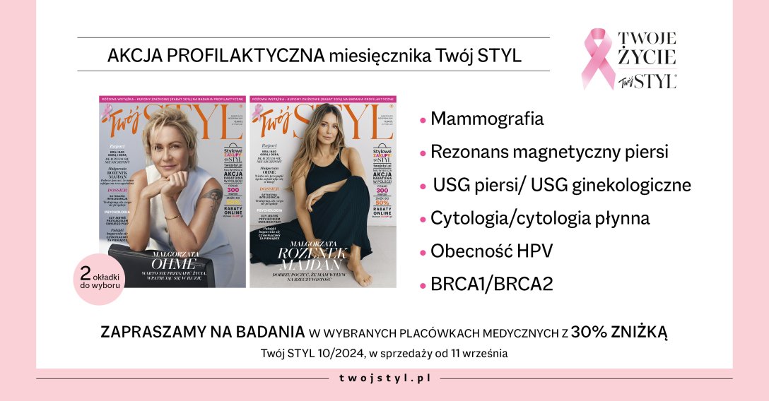 "Twoje Życie – Twój STYL": Startuje 28. edycja akcji "Różowa Wstążka"!