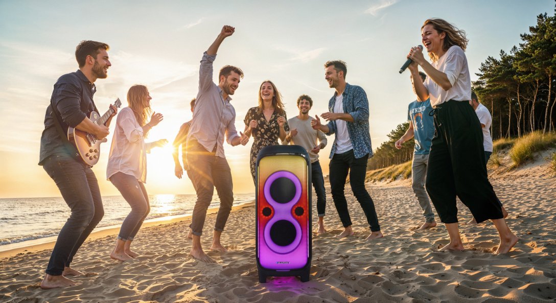 Jak zmienić letni piknik w wyjątkową imprezę? Pomoże głośnik z karaoke Blaupunkt