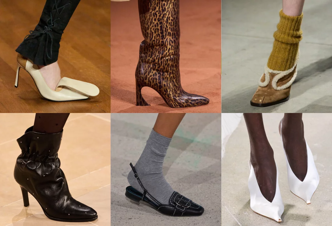 Najmodniejsze buty na jesień-zimę 2025/26: cętki, kwadratowe noski, satynowe szpilki