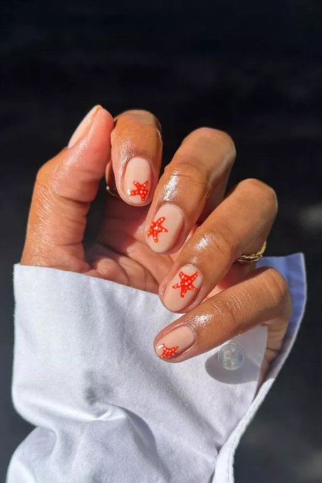 tropical nails modny manicure lato
