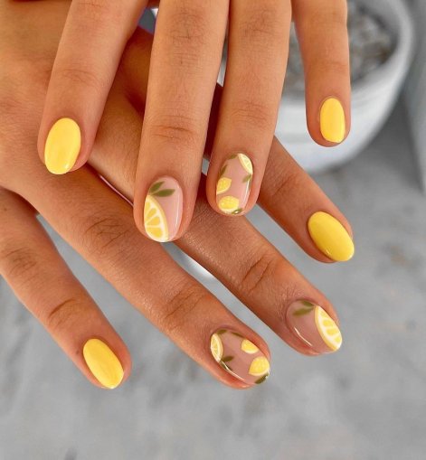 tropical nails modny manicure lato8