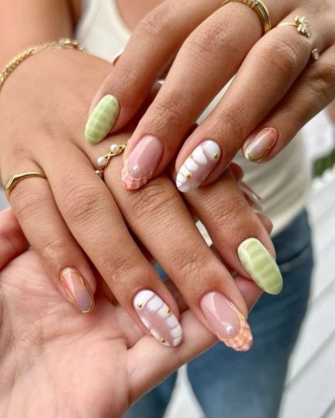 tropical nails modny manicure lato13