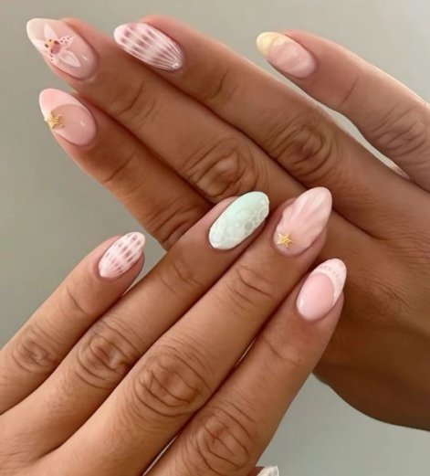 tropical nails modny manicure lato15