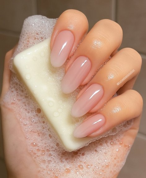 soap nails manicure 2