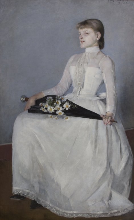 Olga Boznańska, Ze spaceru, 1889, Muzeum Narodowe w Krakowie