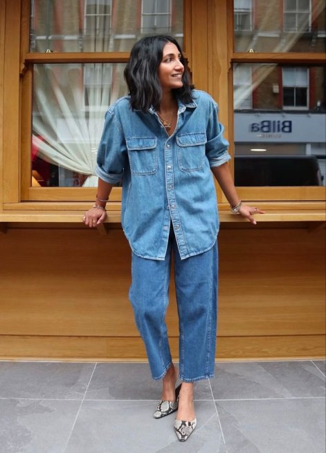 Total denim look - stylizacje na jesień i zimę 2025/26