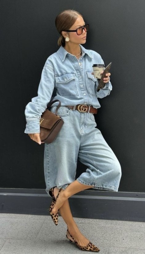 Total denim look - stylizacje na jesień i zimę 2025/26