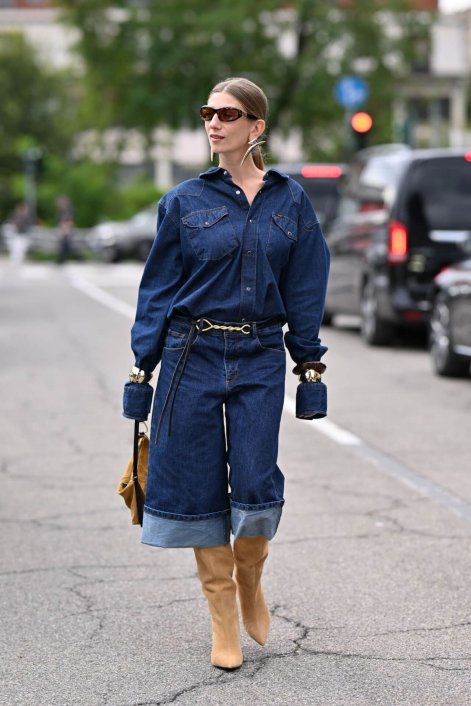 Total denim look - stylizacje na jesień i zimę 2025/26