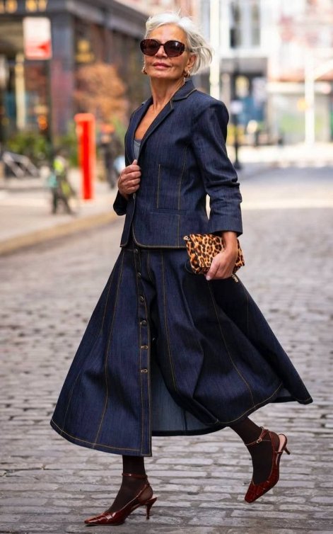 Total denim look - stylizacje na jesień i zimę 2025/26