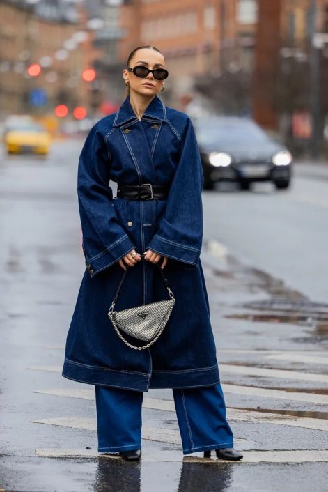 Total denim look - stylizacje na jesień i zimę 2025/26