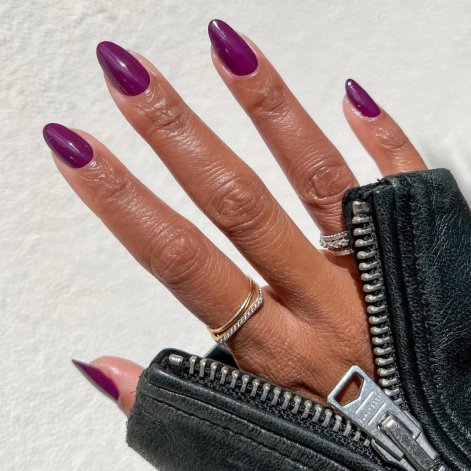 black plum nails 5