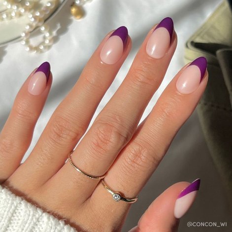 dark plum nails 6
