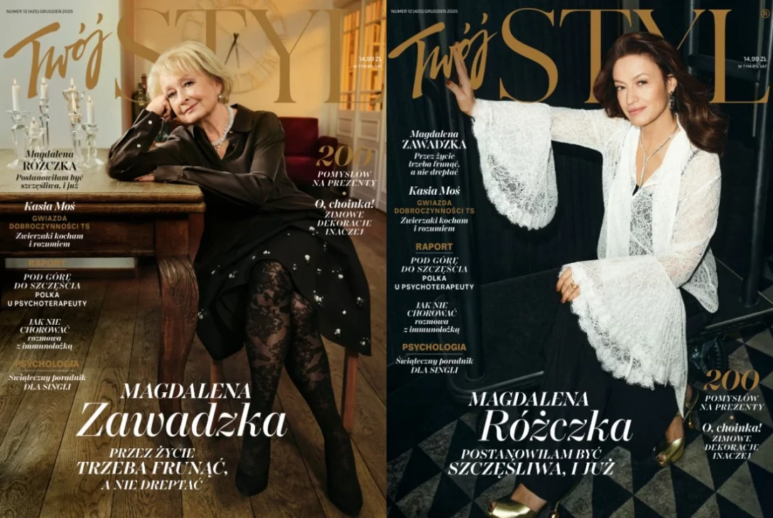 Grudniowy Twój Styl już jest. Magdalena Zawadzka, Magdalena Różczka i Kasia Moś bohaterkami okładek