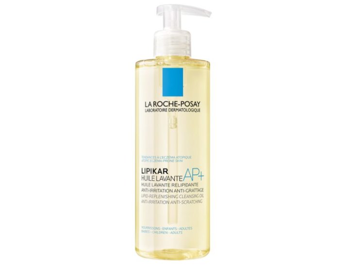 Kultowe francuskie kosmetyki - olejek myjący Lipikar Oil AP+  La Roche-Posay 