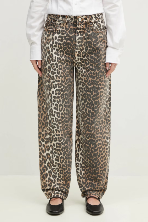 spodnie-w-panterkę-ganni
