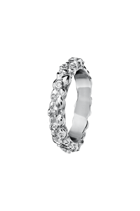 UMIAR_pierścionek CRATER ARDA white