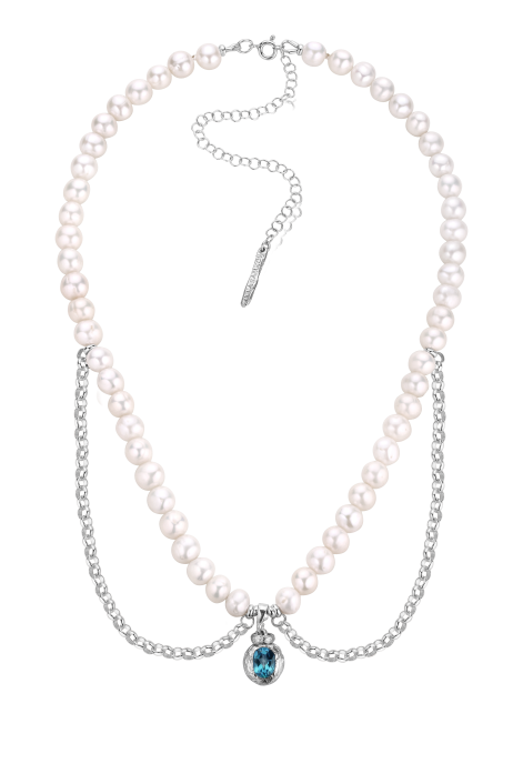 Naszyjnik perły z topazem Anna Samków Kolekcja Szukając Siebie 1880 zł