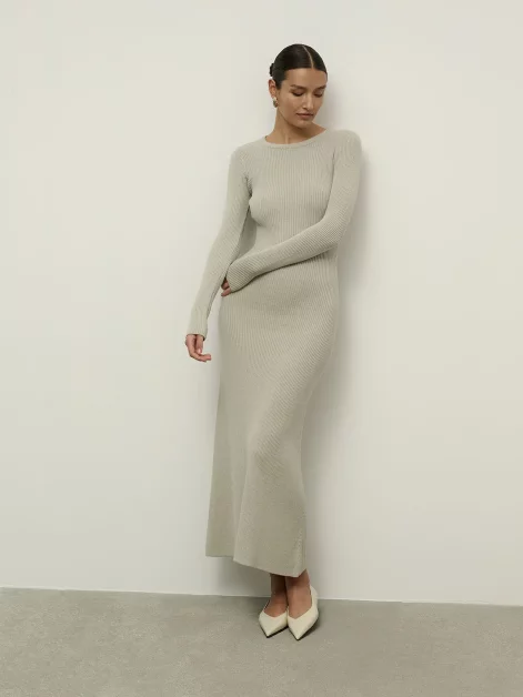 355 modivo la-mania-sukienka-codzienna-fiore-bezowy-classic-fit-9995869573111