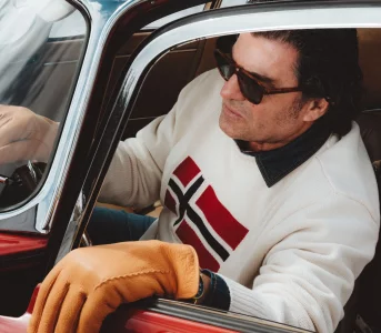 Legenda sportu inbsp;mistrzowskie krawiectwo. Alberto Tomba twarzą kolekcji après-ski