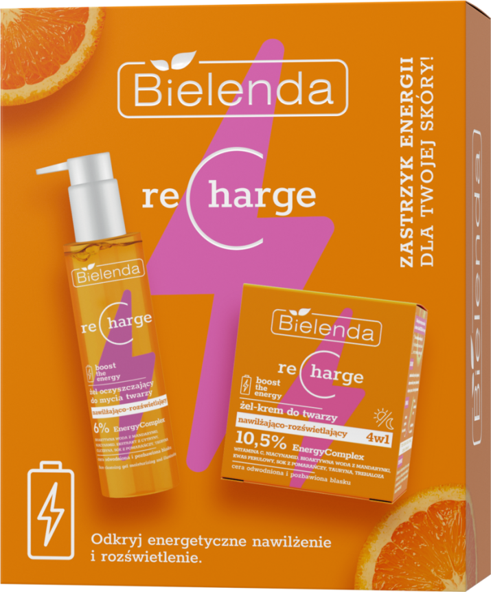 Zestaw prezentowy Bielenda z linii Recharge boost the energy, cena ok. 50 zł  bok (1)