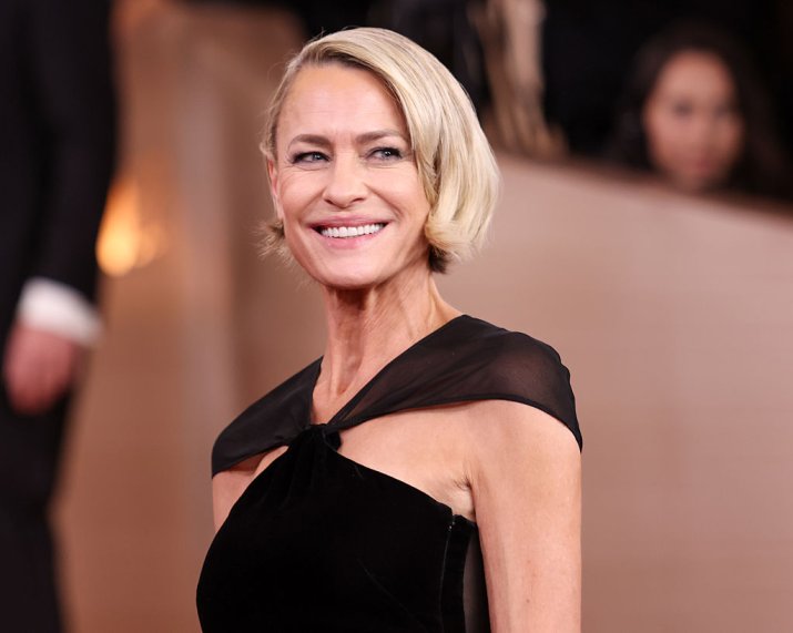 Robin Wright fryzura Złote Globy