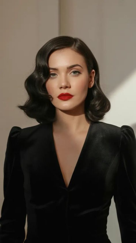 old hollywood bob fryzura 11