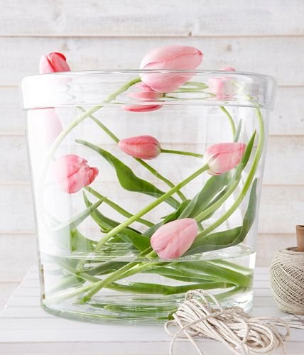 dekoracje z tulipanów