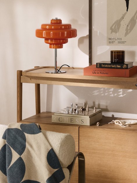 lampa z kolorowego szkła