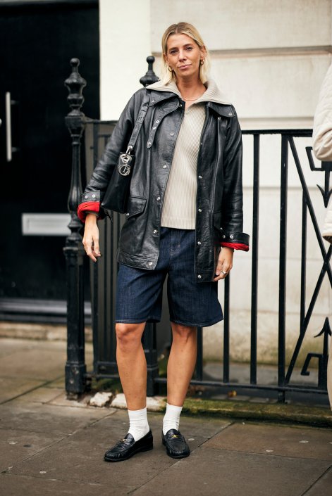 Mokasyny ze skarpetkami: jak stylowo nosić ten duet wiosną 2026 London str F24 1406