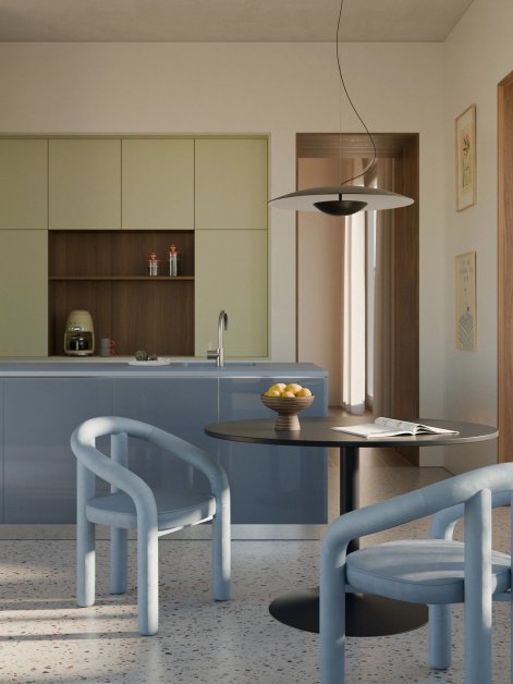 cool blue we wnętrzach 9