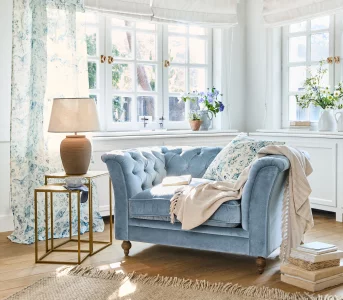 Jak wprowadzić donbsp;wnętrz modny kolor Cool Blue? 15 aranżacji inbsp;dodatków wnbsp;tym odcieniu