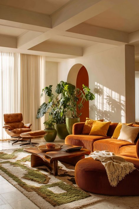 retro trendy we wnętrzach kanapy 6