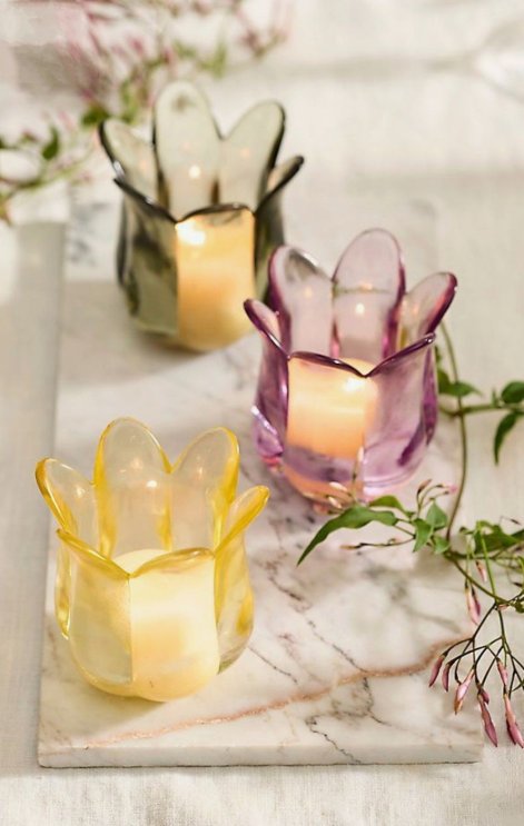 Świeczniki w kształcie kwiatów 8