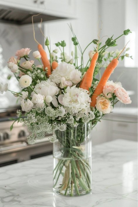 wielkanocne dekoracje kwiaty