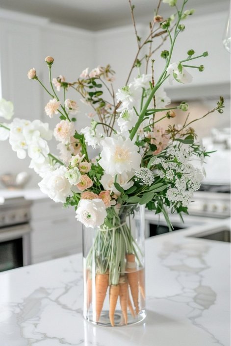 wielkanocne dekoracje kwiaty 2