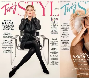 Kwietniowy Twój Styl już jest. Izabela Kuna inbsp;Natalia Szroeder bohaterkami okładek