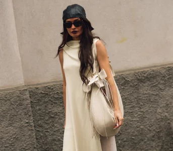 Sukienka nanbsp;spodnie. Wiosną ikony stylu stawiają nanbsp;ten nieoczywisty duet