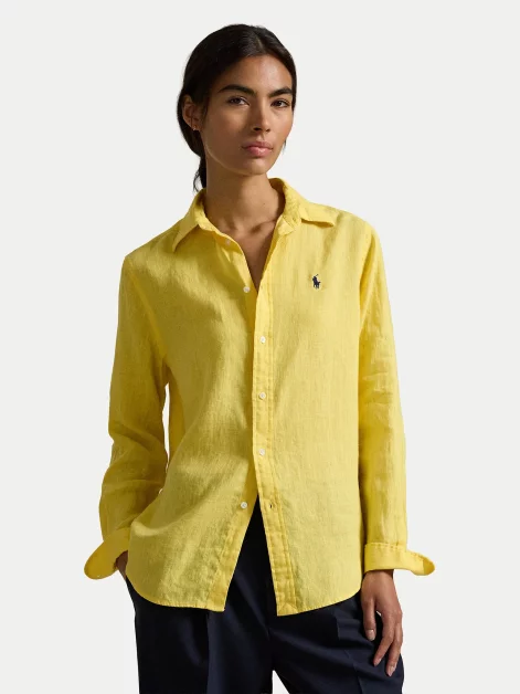 699,99 modivo polo-ralph-lauren-koszula-211970730502-zolty-regular-fit-0000305807946