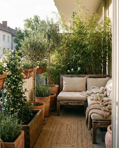 Trendy 2026 w urządzaniu balkonów i tarasów 34