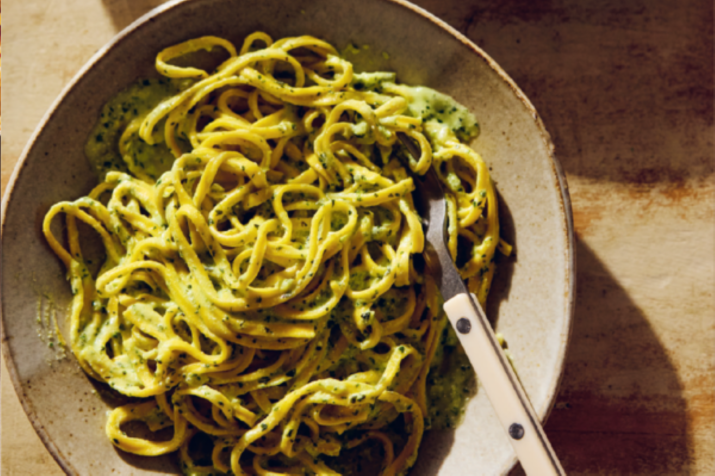 spaghetti z kremowa ricotta