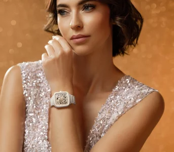 To zegarki inspirowane światem haute couture. Modele znanej szwajcarkiej marki zachwycają diamentowym pyłem