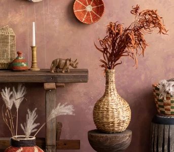 Afrohemian decor. Ten trend nanbsp;upalne lato wnosi donbsp;wnętrz kolory inbsp;piękno tradycyjnego rzemiosła